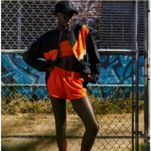 Koral Power Netz Shorts Tango Black Sz S with pockets